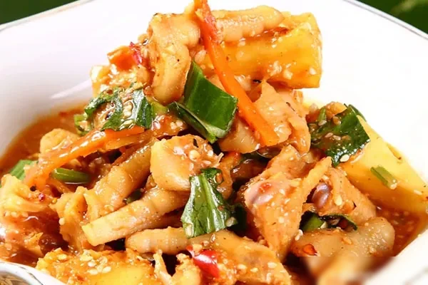 傣味舂鸡脚配方教学配方和视频教程-爆汁配方社