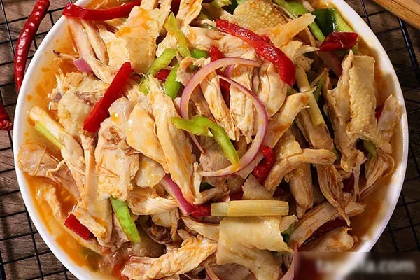 原味道新疆椒麻鸡技术-爆汁配方社