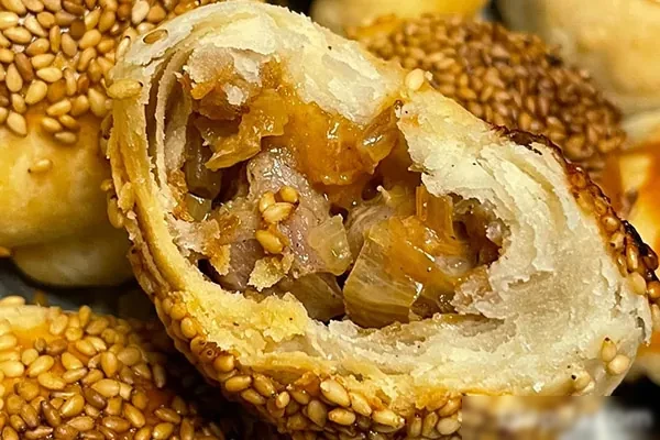 棋子烧饼-唐山著名小吃配方和视频教程-爆汁配方社