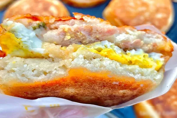 田妮鸡蛋肉汉堡技术配方和视频教程-爆汁配方社