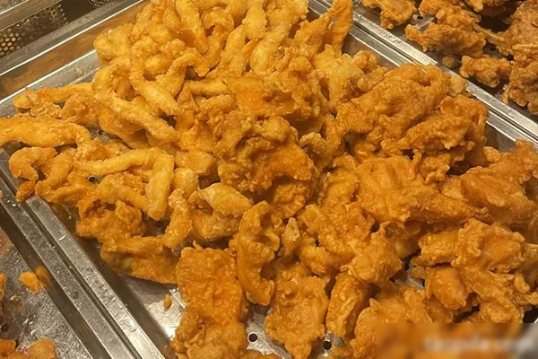 炸鸡地摊（香酥蘑菇+鸡锁骨+中式炸鸡）-爆汁配方社