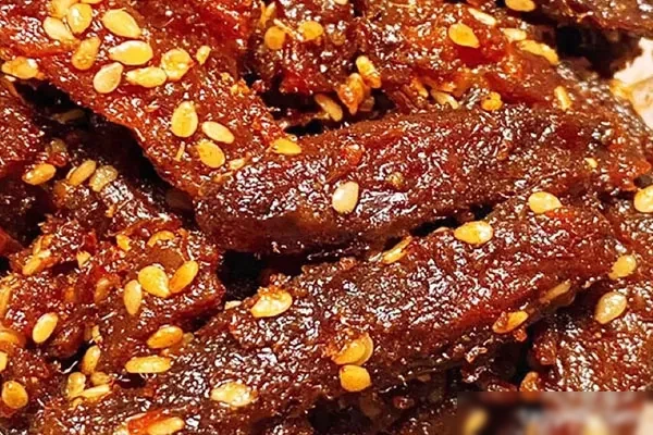 七宝火爆私房的辣翻天牛肉干技术配方和视频教程-爆汁配方社